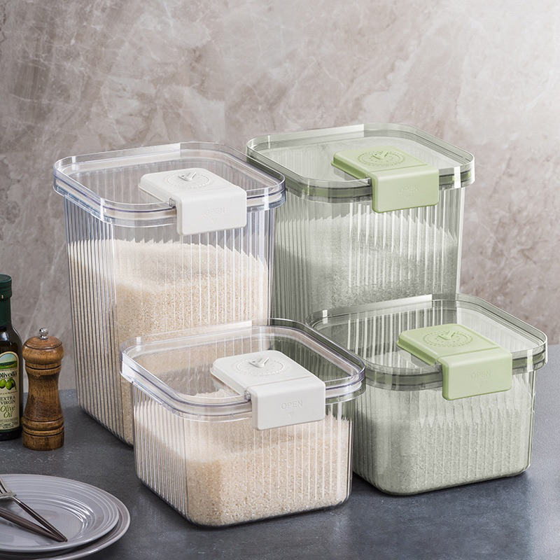 5/10kg rice flour bucket organizer container insect-proof moisture proof sealed kitchen insect prevention store